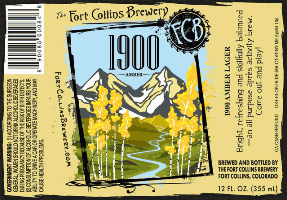 Fort Collins 1900 Label