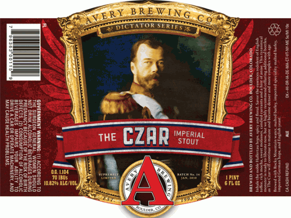 Avery The Czar Imperial Stout