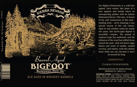 Sierra Nevada Whiskey Barrel-Aged Bigfoot Barleywine