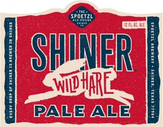 shiner wild hare pale ale label