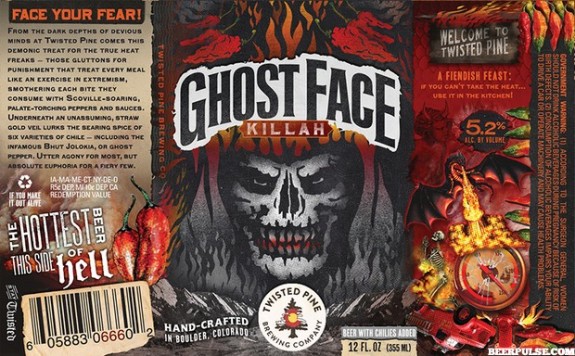 Twisted Pine Ghost Face Killah label BeerPulse