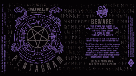 Surly Pentagram Dark Sour Ale