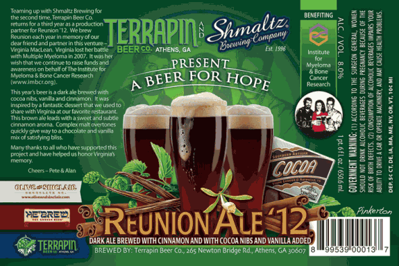 Reunion Ale '12: A Beer for Hope