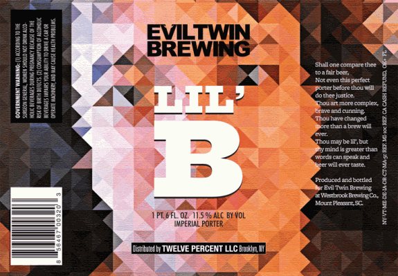Evil Twin Lil' B Imperial Porter