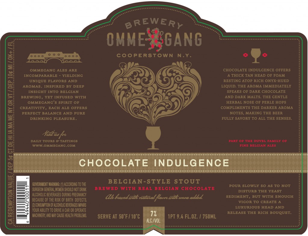 Ommegang Chocolate Indulgence Stout Community BeerAdvocate