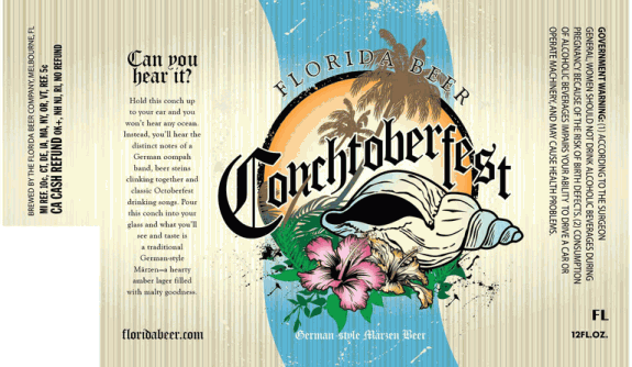 florida beer conchtoberfest marzen