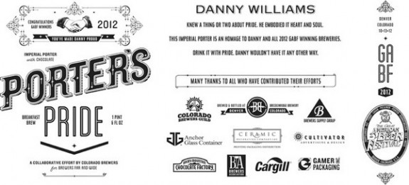 porters pride gabf beer label