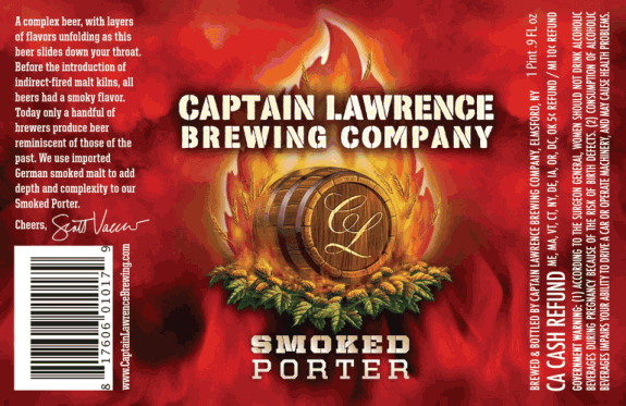 Captain Lawrence Smoked Porter