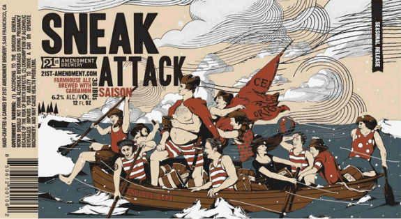 21st Amendment Sneak Attack Saison