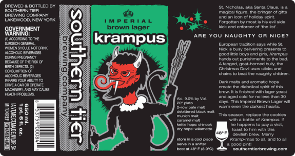 Southern Tier Krampus Imperial Brown Lager