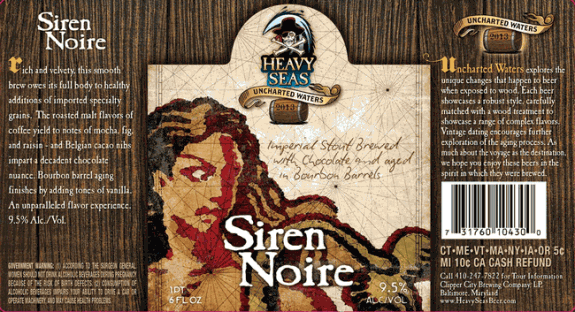 Heavy Seas Siren Noire Bourbon Barrel Aged Imperial Stout
