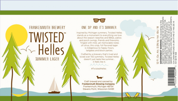 Frankenmuth Twisted Helles Summer Lager