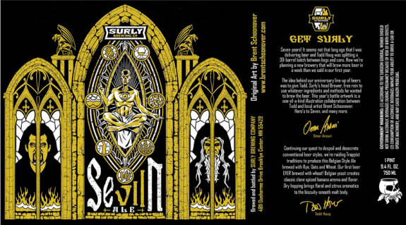 Surly Seviin label small