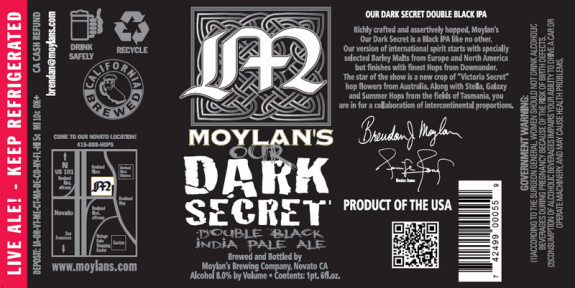 moylans dark secret label
