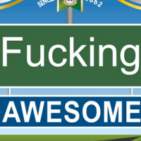 Fucking Awesome beer label