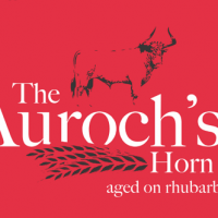 Olvalde Auroch's Horn Rhubarb label