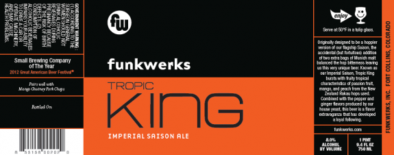 Funkwerks Tropic King Imperial Saison