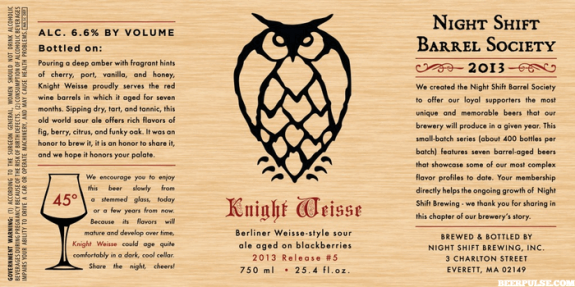 Night Shift Knight Weisse Berliner Weisse
