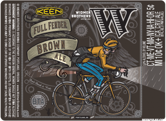 Widmer Brothers Full Fender Brown Ale KEEN label