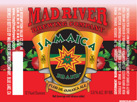 Mad River Flor de Jamaica Ale