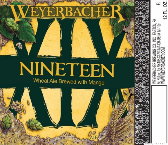 Weyerbacher Nineteen Wheat Ale