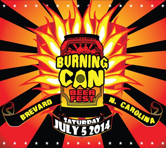 Oskar Blues Burning Can Brevard Beer Fest