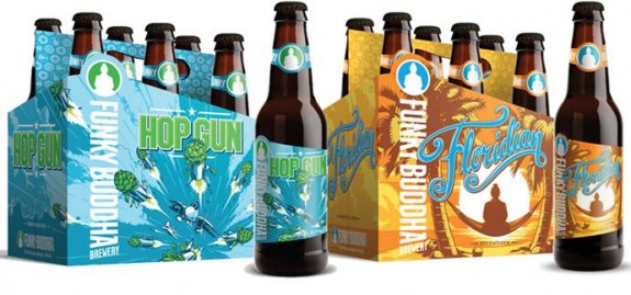 Funky Buddha Hop Gun and Floridian bottles