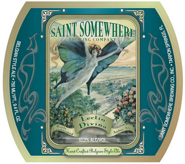 Saint Somewhere Lectio Divina label BeerPulse