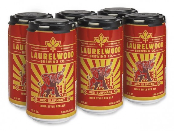 Laurelwood Red Elephant 6-Pack Cans BeerPulse