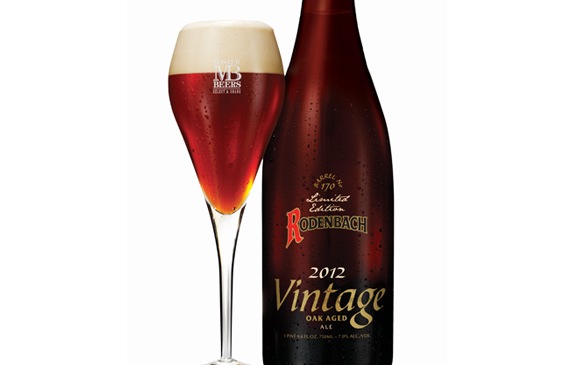 Rodenbach Vintage 2012 with glass