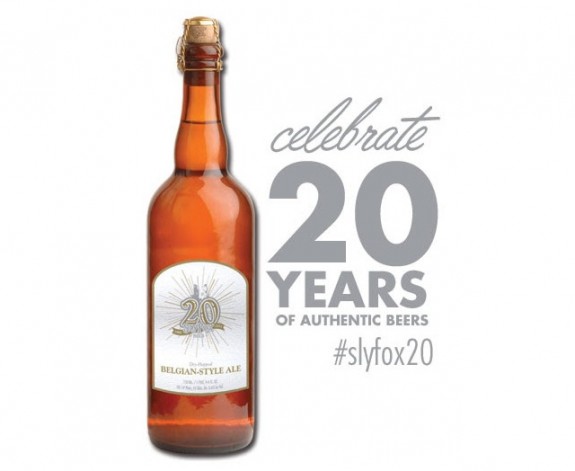 Sly Fox 20th Anniversary Dry-Hopped Belgian Ale banner BeerPulse