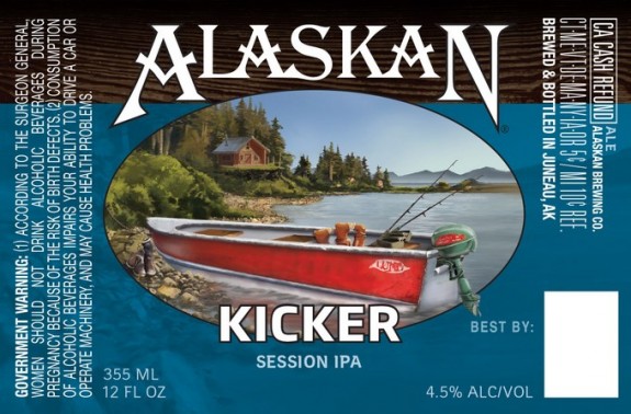 Alaskan Kicker Session IPA label BeerPulse