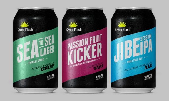 Green Flash cans lineup BeerPulse