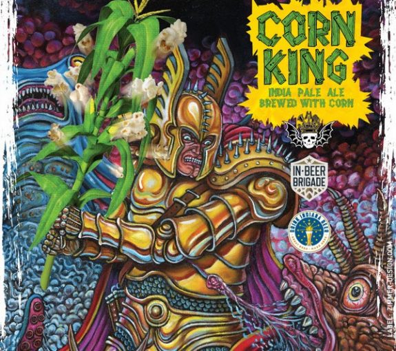3 Floyds Corn King IPA label BeerPulse