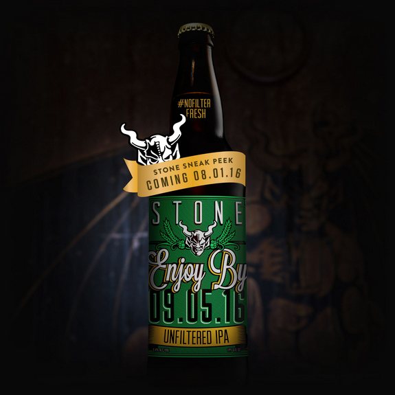 Stone Enjoy By 09.05.16 Unfiltered IPA 22OZ BTL BeerPulse