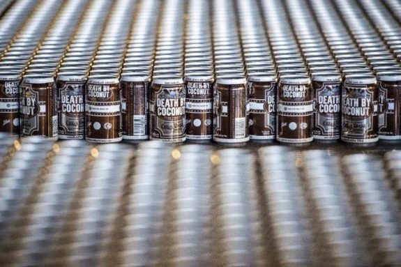 Oskar Blues Death By Coconut cans