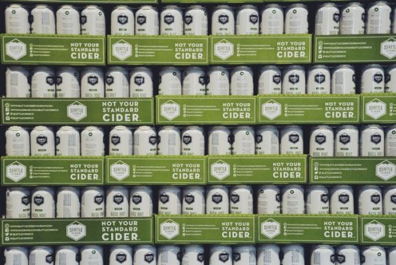 Seattle Cider Basil Mint cans BeerPulse II