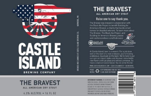 Castle Island The Bravest label BeerPulse