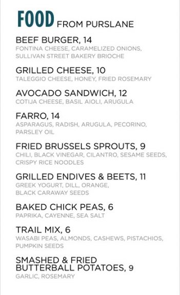 threes at franklin and kent_menu