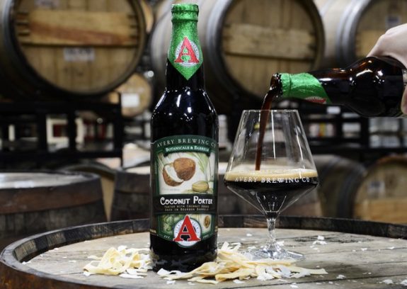 Avery Coconut Porter bottle pour BeerPulse