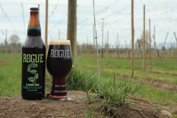 Rogue 5 Hop IPA bottle BeerPulse