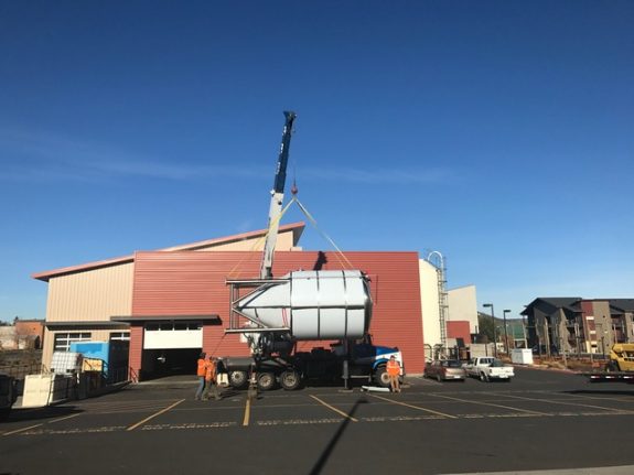 Worthy Brewing 240 barrel tank