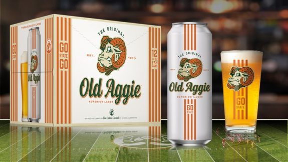 New Belgium CSU Old Aggie Superior Lager BeerPulse
