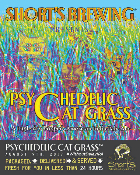 Short's Brewing Co. Psychedelic Cat Grass 2017 BeerPulse
