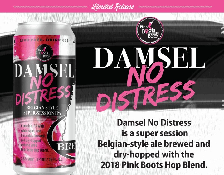 Damsel No Distress New Hampshire Women Collaboration Brew Day 2018