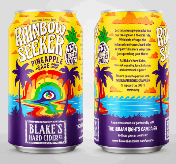 Blake's Hard Cider partners with LGBTQ civil rights org, The Human