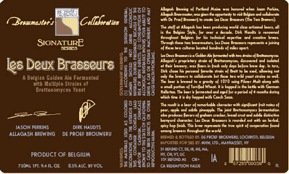 Allagash De Proef Les Deux Brasseurs