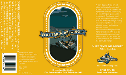 Flat Earth Bermuda Triangle Tripel