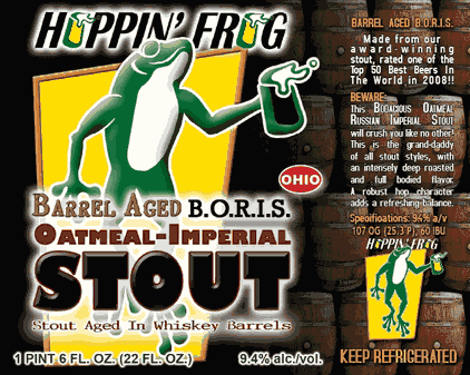 Hoppin Frog Barrel Aged BORIS The Crusher and Outta Kilter debut soon ...