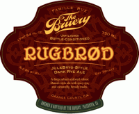 the bruery rugbrod label